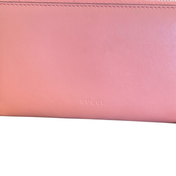 GUCCI EUC GG Marmont Ribbon Lambskin Leather
Wallet- Japan Exclusive Pink - Picture 5 of 11